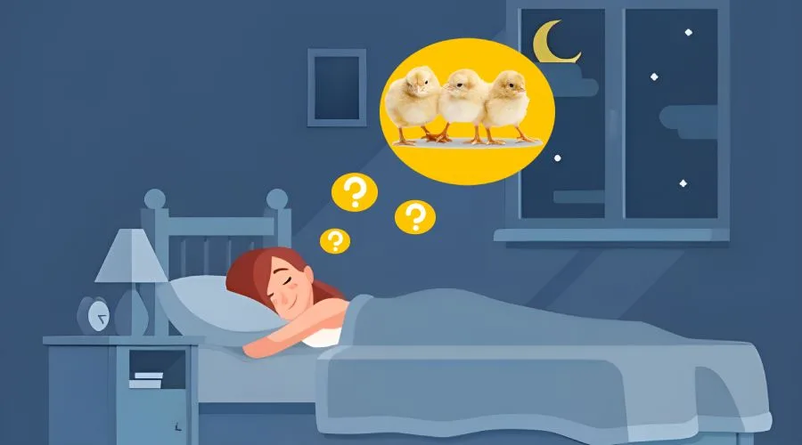 Ce inseamna cand visezi pui de gaina